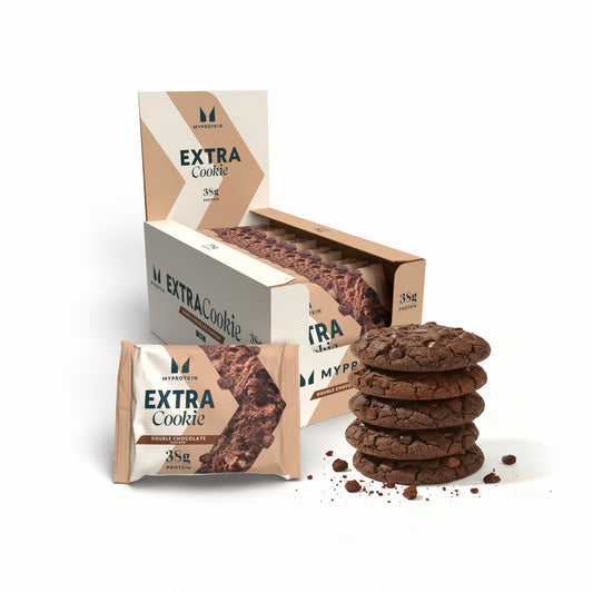 Extra Cookie Double Chocolate Caja de 12 Unidades - My Protein