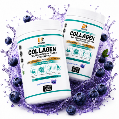 UP Nutrition Colágeno + Resveratrol 500 g – Piel Firme y Antiedad