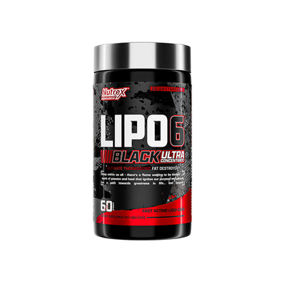 Lipo 6 Black Ultra Concentrate 60 Cápsulas - Nutrex