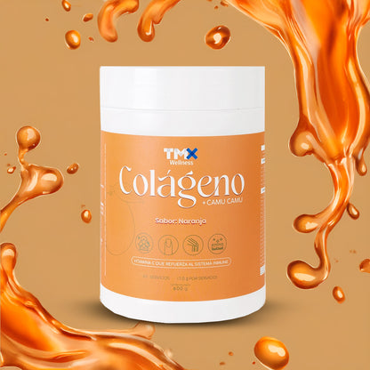 Colágeno + Camu Camu Sabor Naranja 600 g