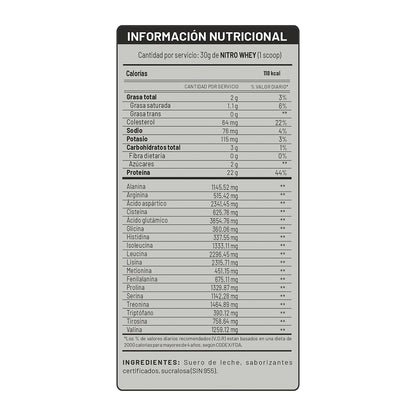 Proteína Nitro Whey 1.1 KG Universe Nutrition