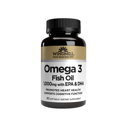 Omega 3 EPA 1000 mg - 60 Cápsulas - WindMill