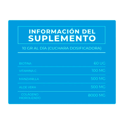 Colágeno Hidrolizado con Biotina 600 g
