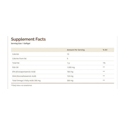 Omega 3 EPA 1000 mg - 60 Cápsulas - WindMill