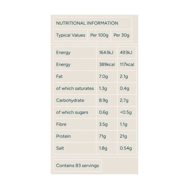 Impact Vegan Protein Blend – MyProtein 2.5 kg - Image 2