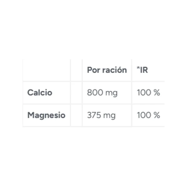 Calcio y Magnesio 90 Tabletas - MyVitamins - Image 2