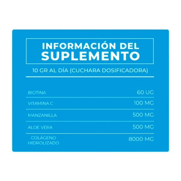 Colágeno Hidrolizado con Biotina 600 g - Image 3