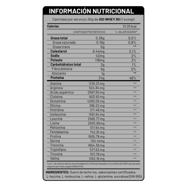 Iso Whey 90 1.1 KG - Universe Nutrition - Image 2