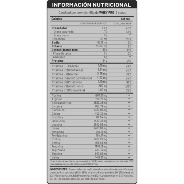 Whey Pro 1.1 KG - Universe Nutrition - Image 2